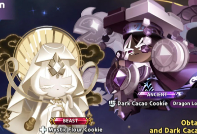 you Help dark cacao fight mystic flour 