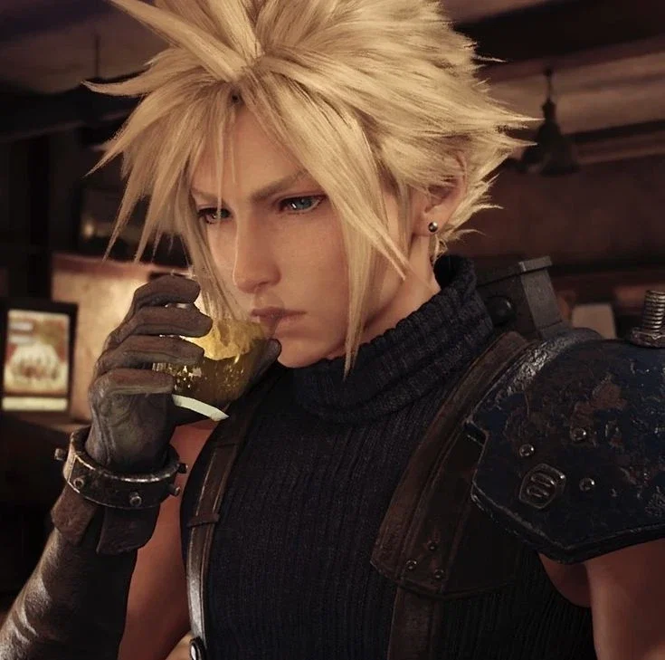 Cloud Strife | Drunken kiss