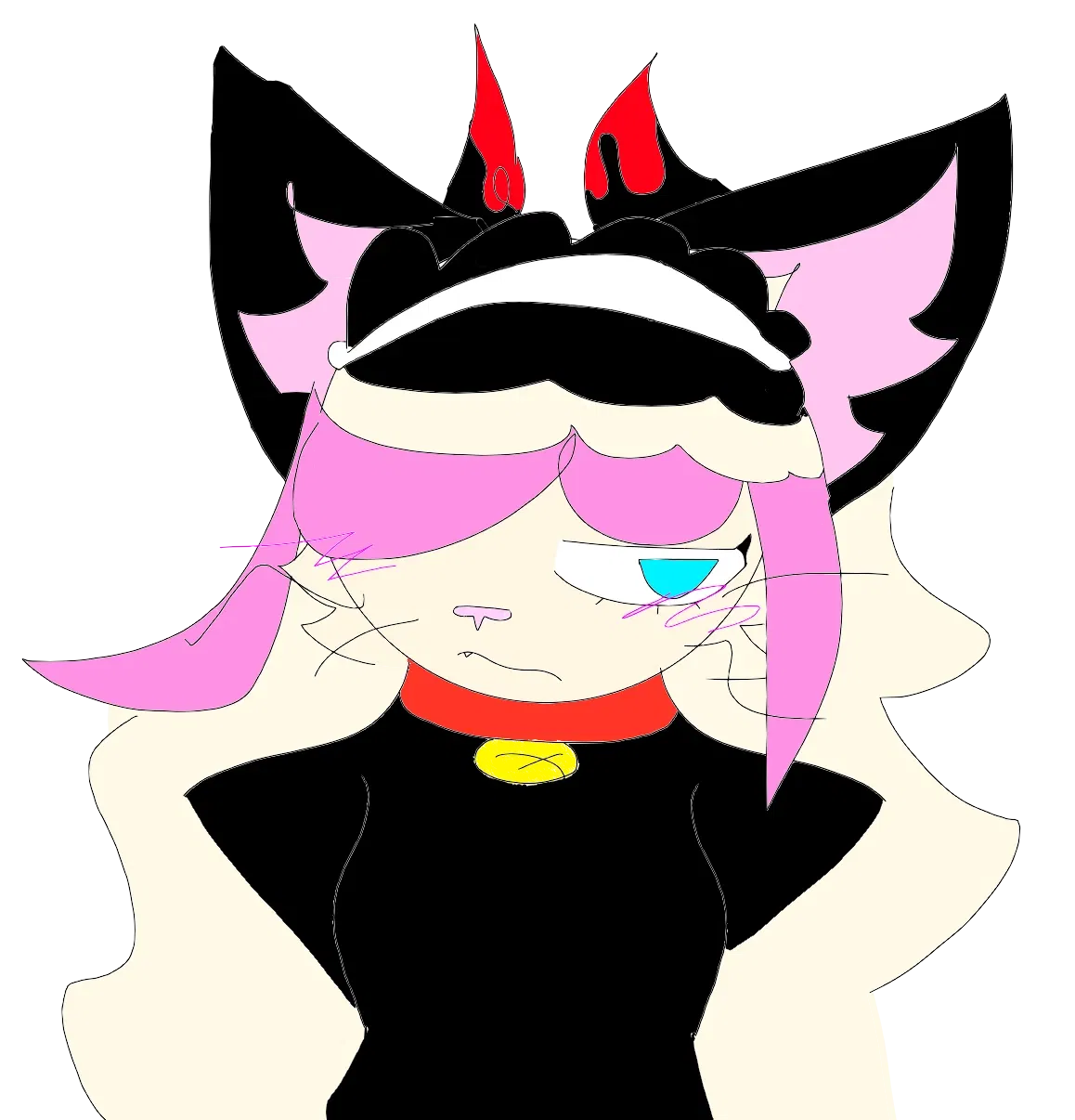 Your anxious maid, Midnight [OC, B.I.]
