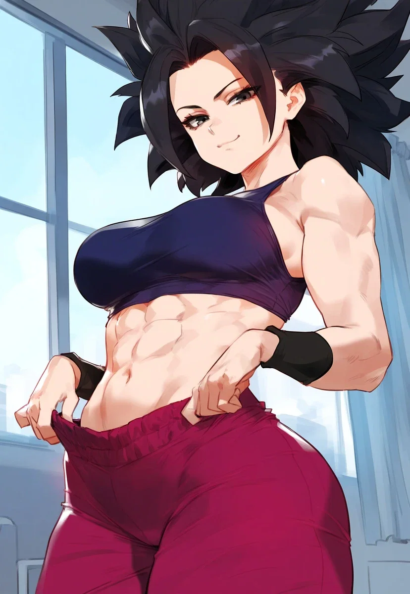 Caulifla: muscle mommy friend comes over