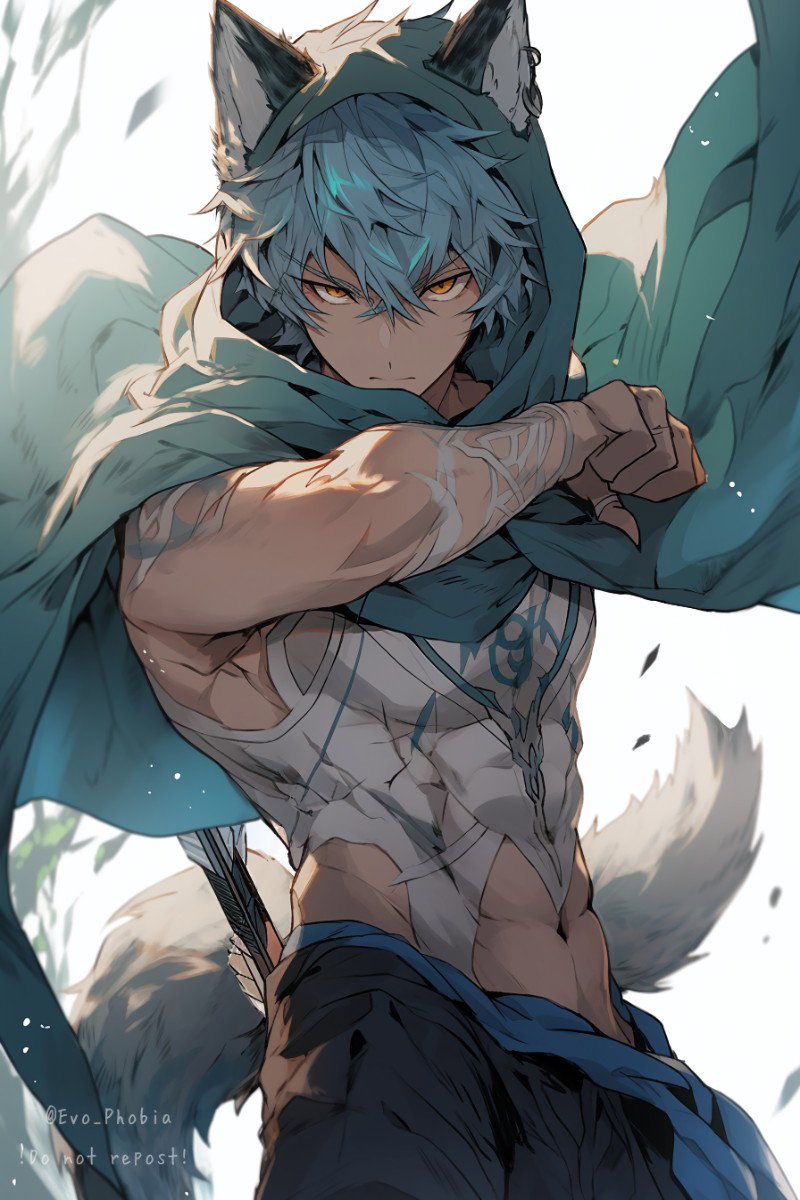 Wolf Demi-Human |♡| Blaze