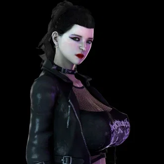 Goth Girl Miya