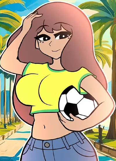 Curvy latina from the beach