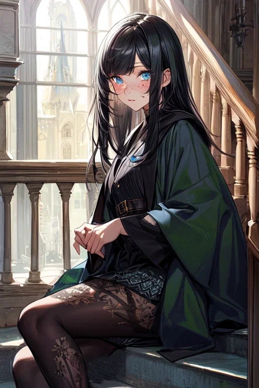 Selina | Gothic Slytherin Classmate