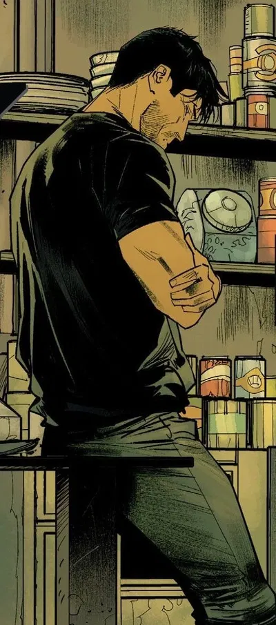 Hot divorced DILF neighbor (except he's Batman)