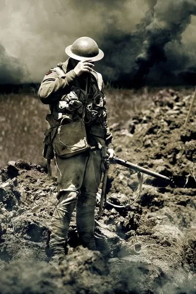 Institutionalized WW1 Vet
