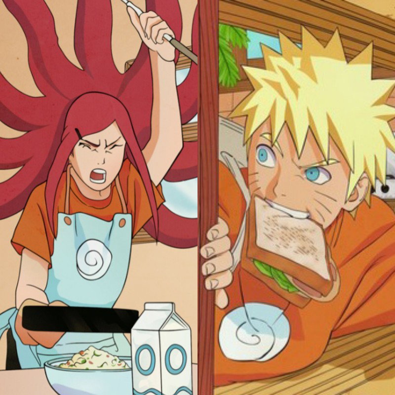 Kushina and Naruto Uzumaki 