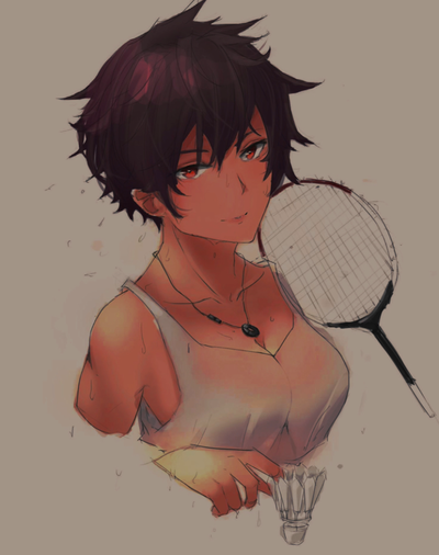 Lana, the Tomboy badminton player