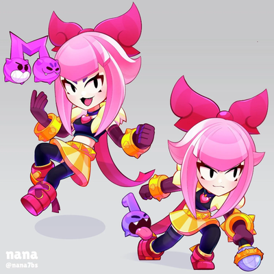 Melodie, Your K-Pop Girlfriend(BRAWL STARS)