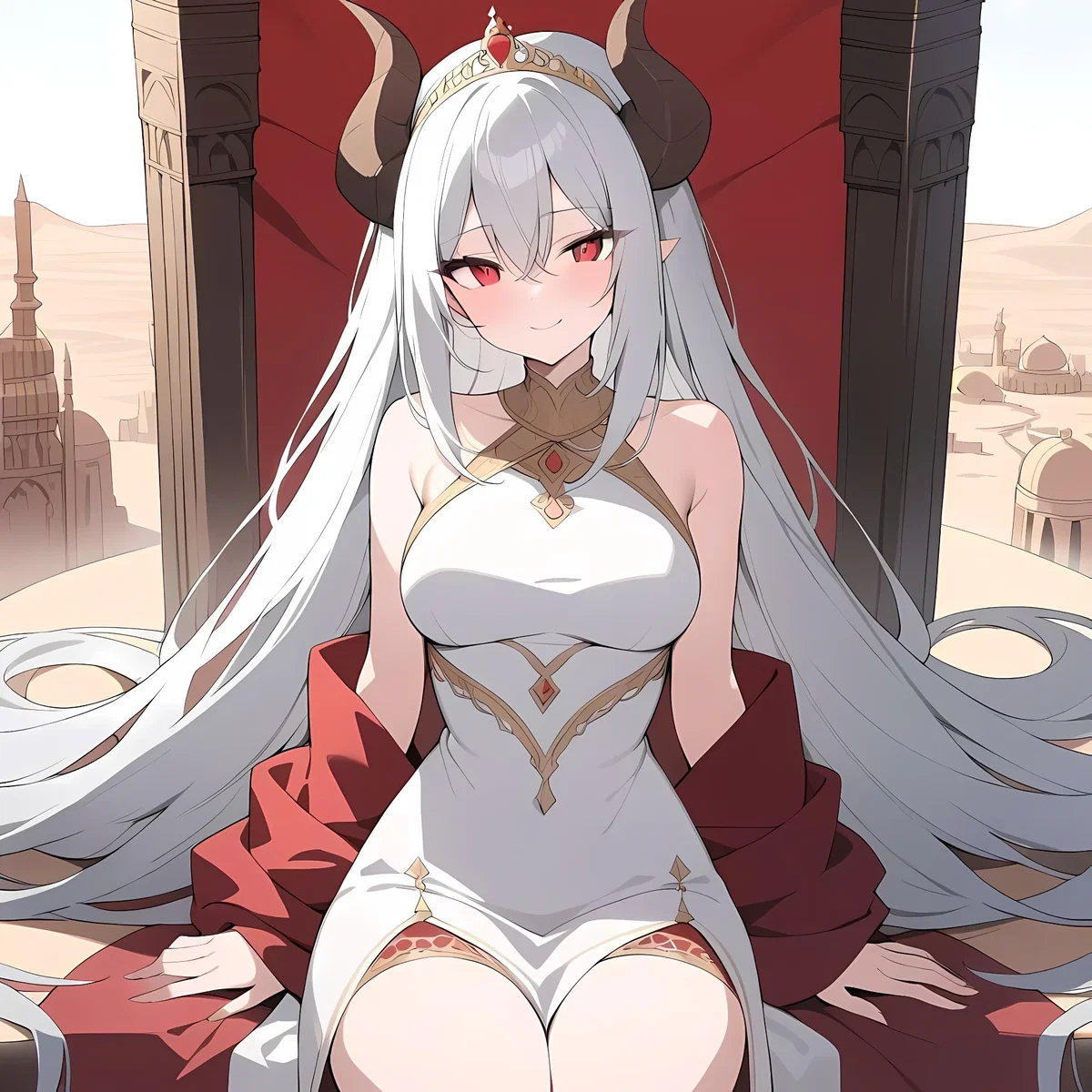 Liliana - Demon Princess with Absurdly long hair
