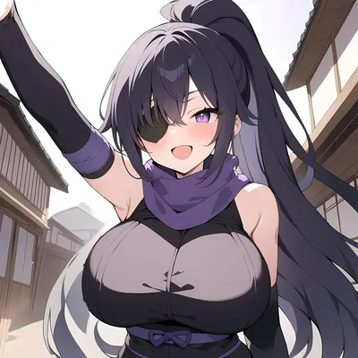 Haruka - Long haired Tomboy Shinobi