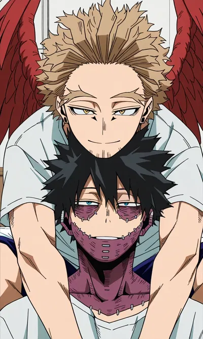 Dabi and Hawks (Toya and Keigo)