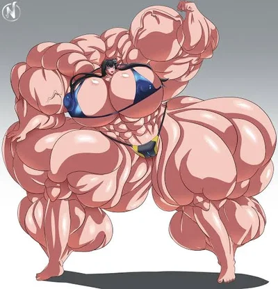 Hyper muscle Girlfriend