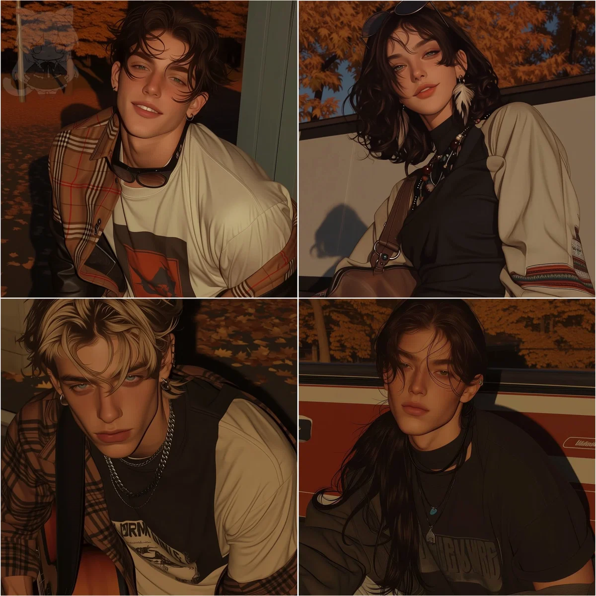 Seth, Maya, Chase, Jesse ✦ troubled friends