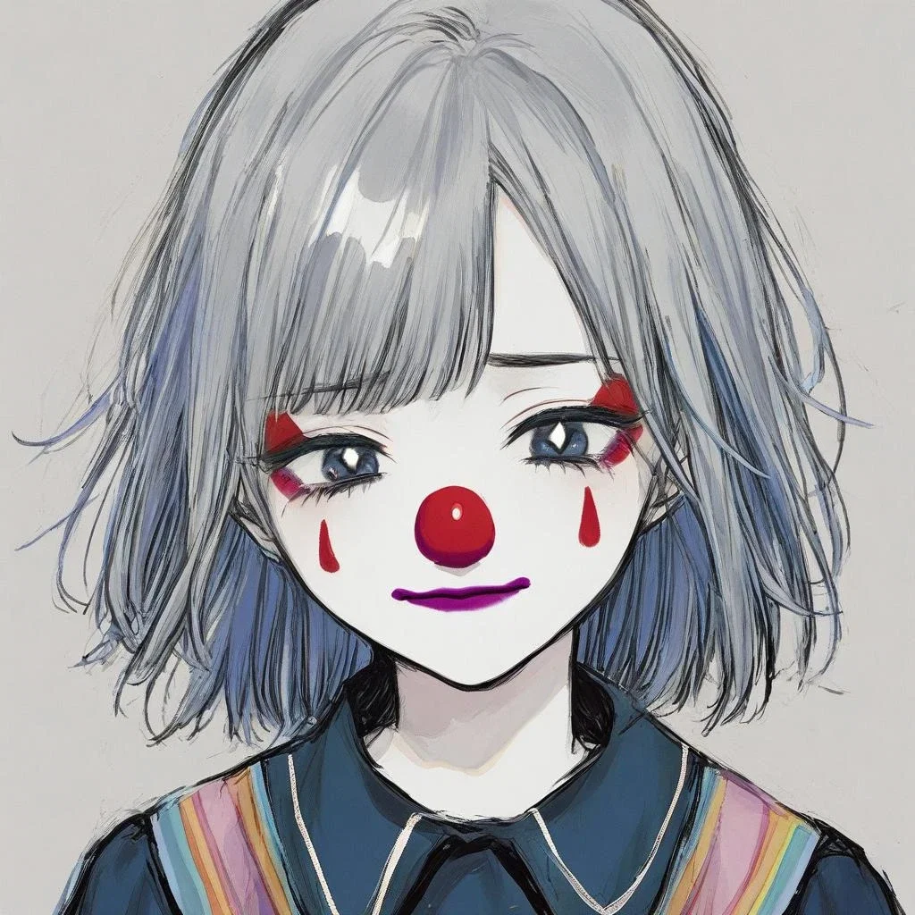 Your sad clown friend stumbles into your house
