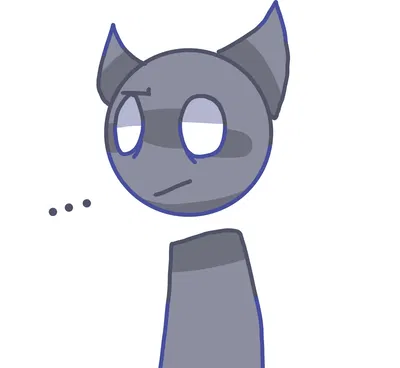 paranoic gray dude {Sprunked}