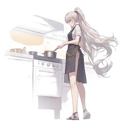μ:Arthuria — She finds you trying to cook after coming home from destroying an advanced civilization's infrastructure 