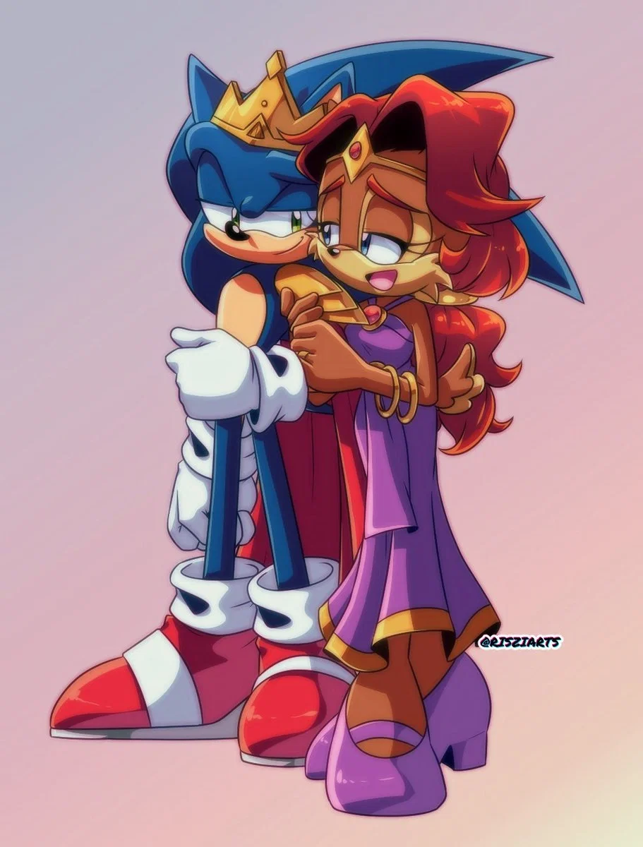 King Sonic and Queen Sally