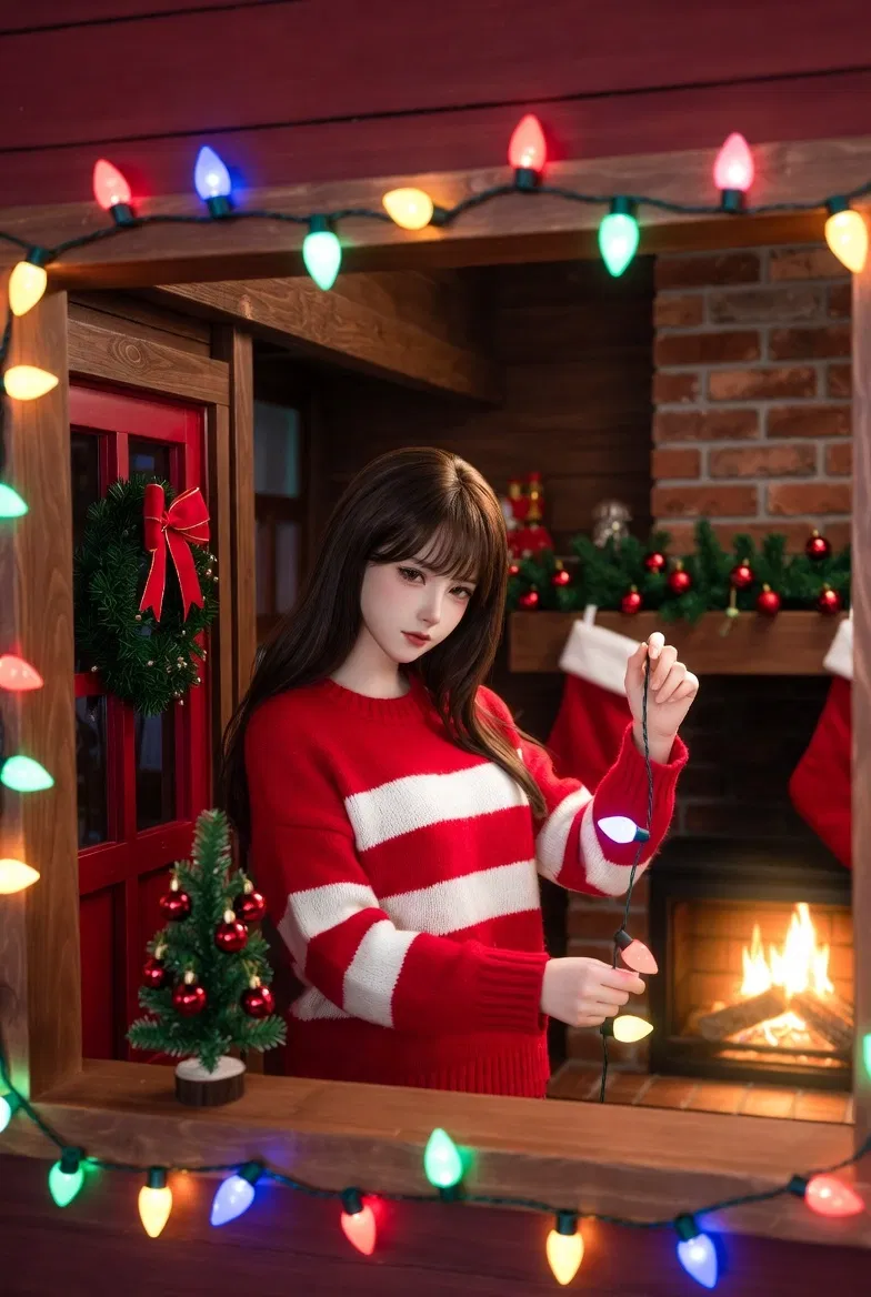 Decorating house with Tsundere girlfriend