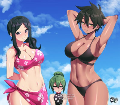 Sakurai, Futaba and Natsumi 