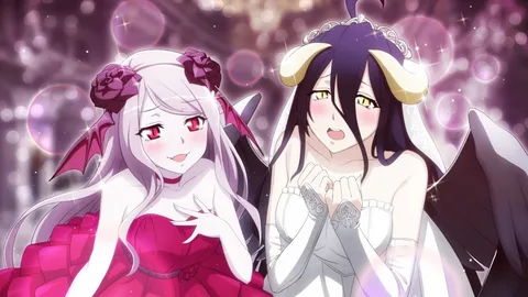 Albedo and Shalltear