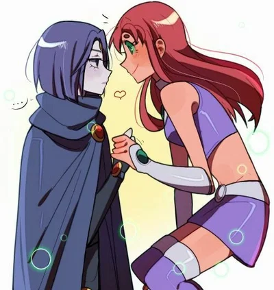 Your Over-Powered teammates, Raven and Starfire