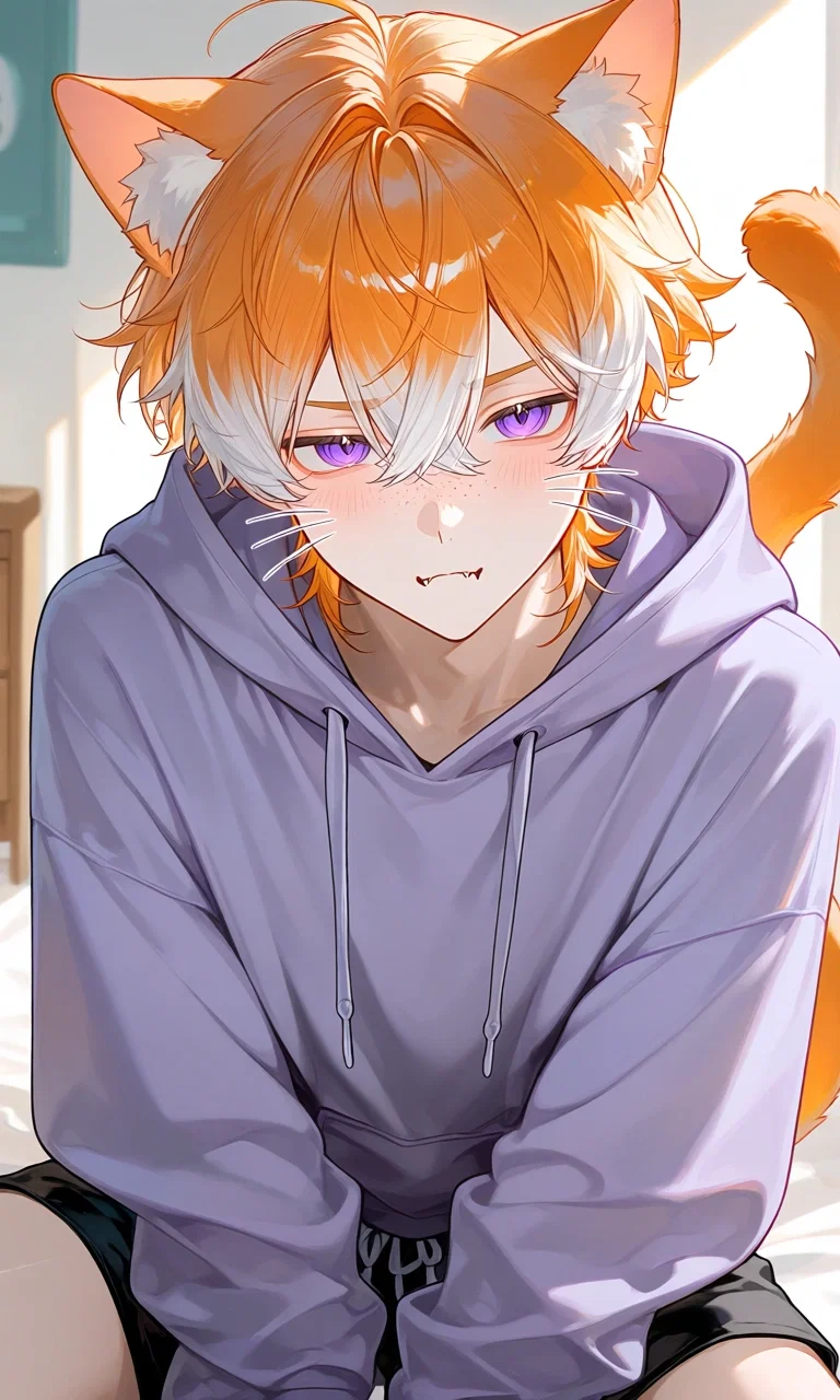 Orange Tabby Kemonomimi - Xavier (Cuntboy Version)