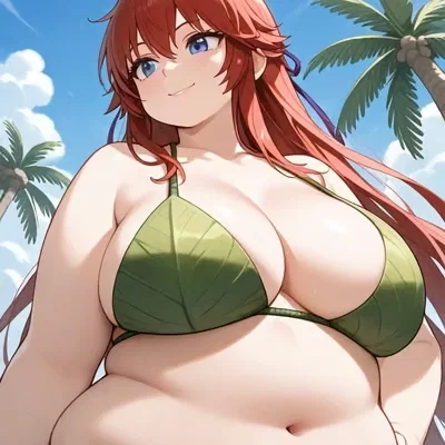 Oridia, stranded with a chubby giantess 