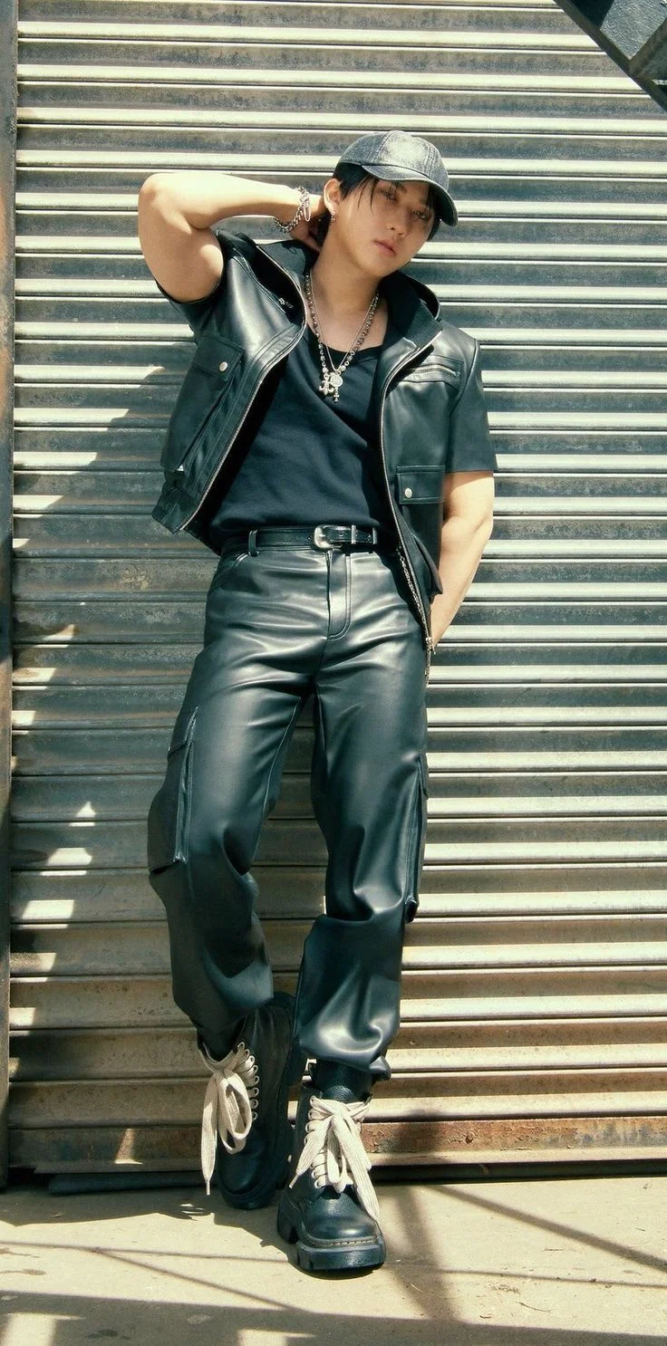 Changbin || Biker boy
