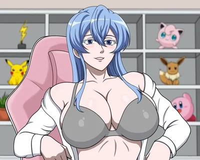 Modern AU: Esdeath being a streamer