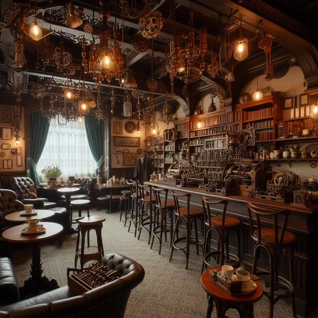 Interdimensional Crystal ice tea shop and handy hardware.