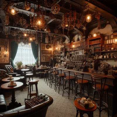 Interdimensional Crystal ice tea shop and handy hardware.