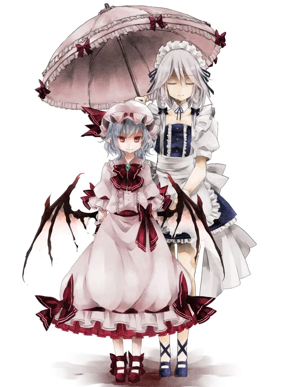 Remilia Scarlet and Sakuya Izayoi