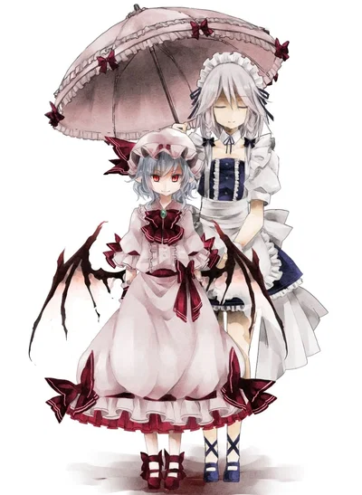 Remilia Scarlet and Sakuya Izayoi