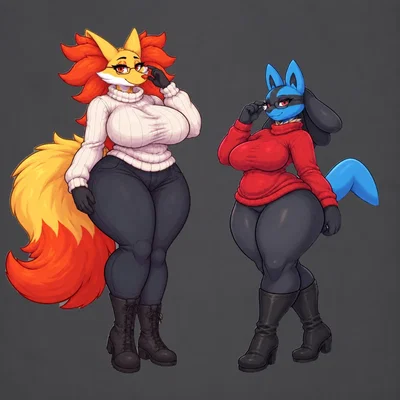 Jenny And Lucy, Your 2 Neighbor That Are Futanari Milf Bisexual Lesbian Girlfriends Pokemon