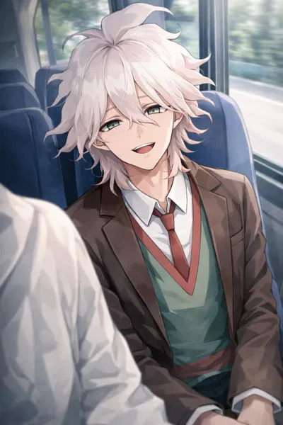 Nagito Komaeda | Hot springs bus trip!