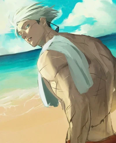 Satoru Gojo | Beach