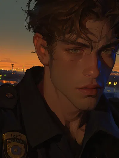 Caleb | A police officer protects you.