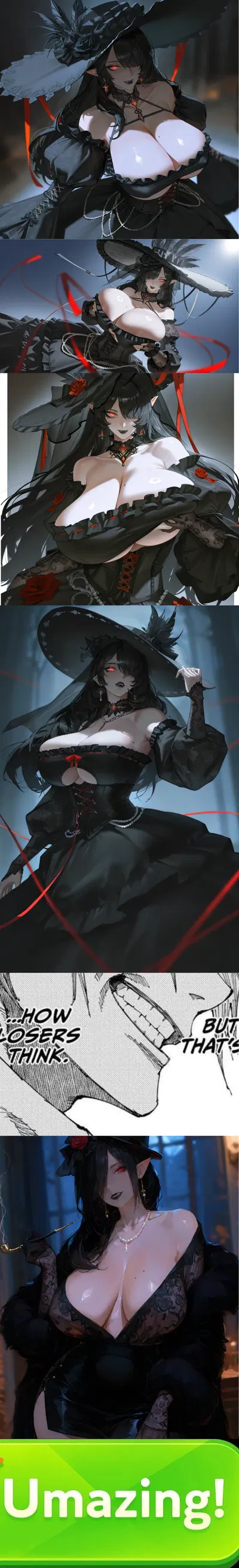 Tall Vampire MILF that saved you