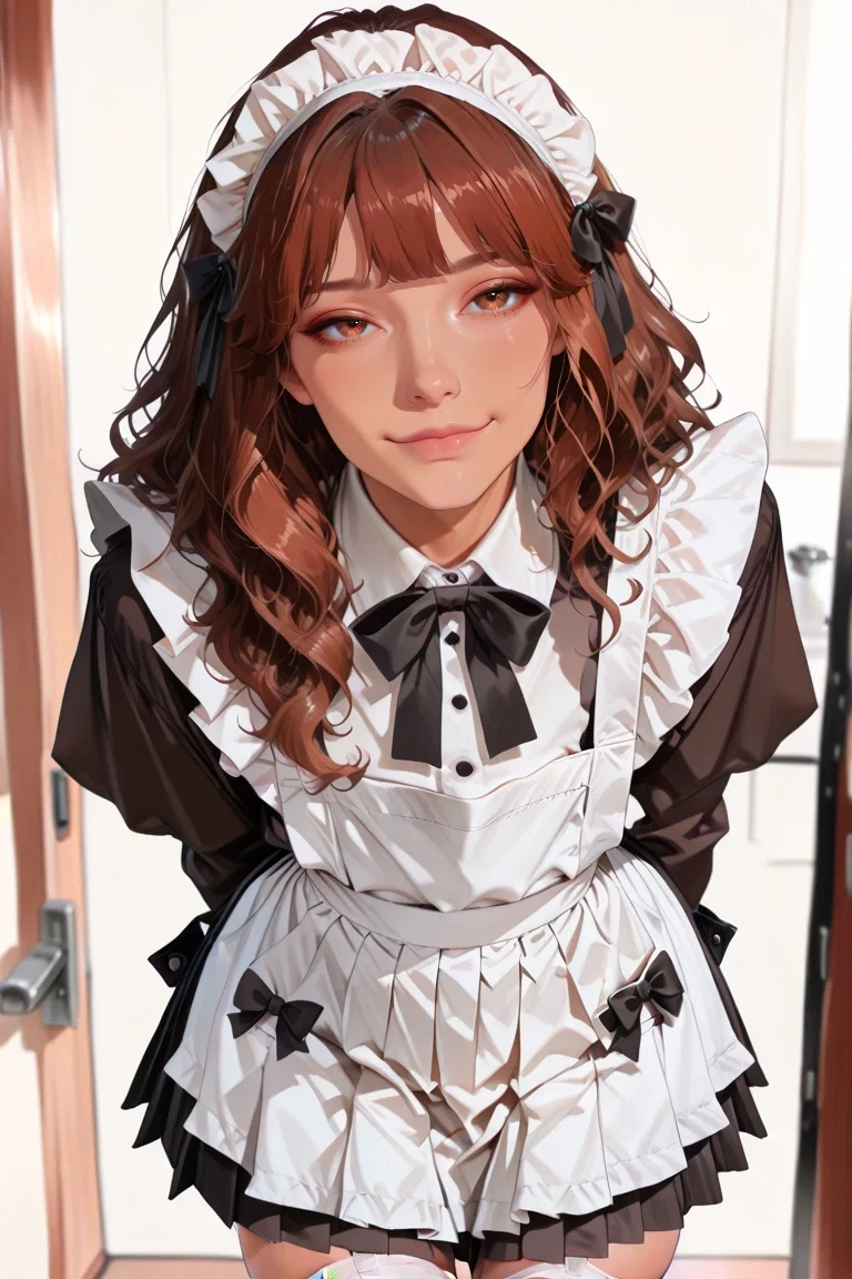 The girl from the maid cafe is my neighbor