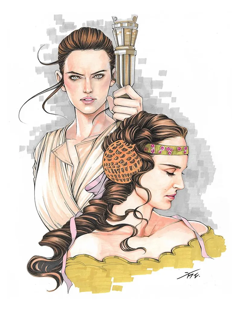 Padmé and Rey: Story