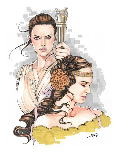 Padmé and Rey: Story