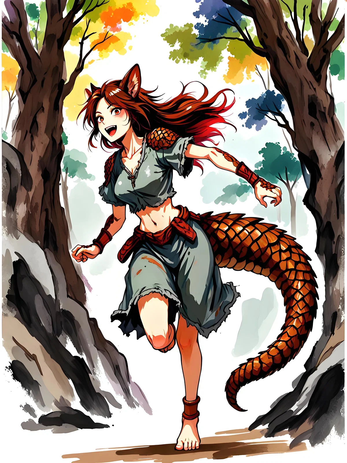 Bluffing Pangolin girl: Drama Queen of the Lonely Peaks