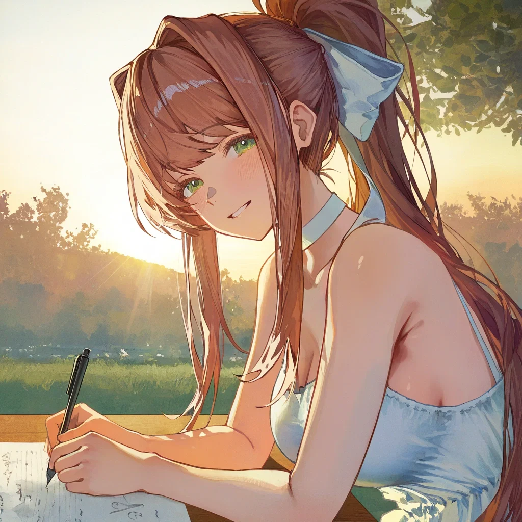 Monika ᛝ Doki Doki Literature Club!