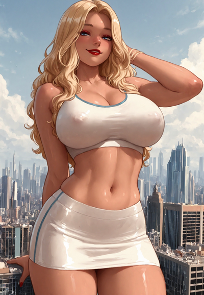 Aurora the 500 foot tall giantess
