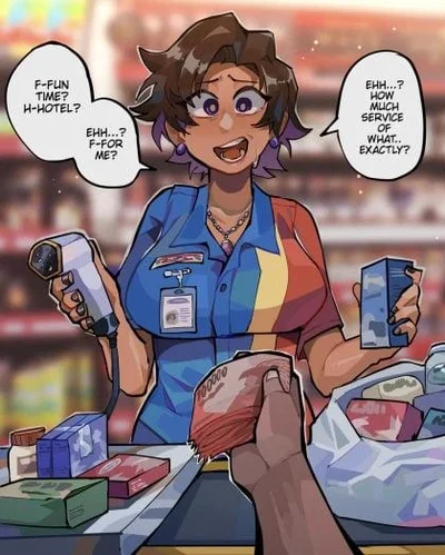 Stella Chiyoko, Struggling Cashier