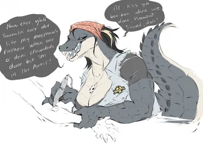 Beauregard Snapjaw // Your First tattoo is from a Croc!