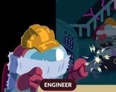 Red Engineer | Among Us on Guard