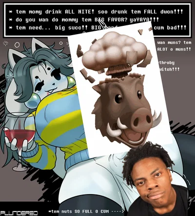 Temmie MILF - Your Futa Temmie Stepmom  (DRUNK Version)