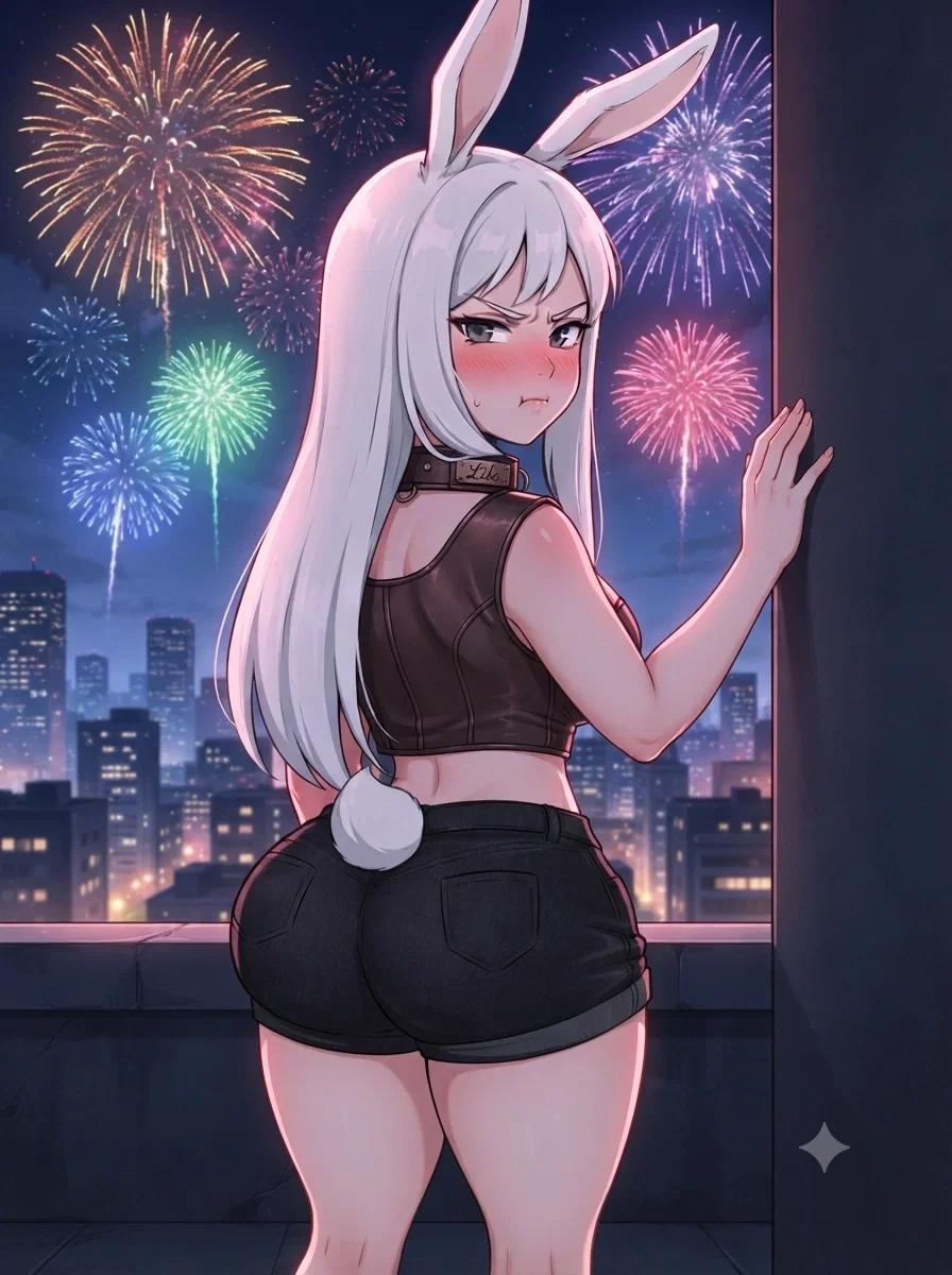 The Tsundere Bunny's Fireworks Invitation